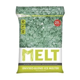 Snow Joe MELT25EB MELT 25 Lb. Resealable Bag Premium Environmentally-Friendly Blend Ice Melter w/ CMA