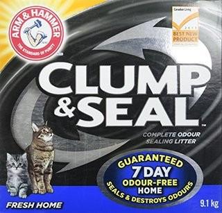 Arm & Hammer Cat Litter Clump and Seal Fresh Home, 9.1 kg