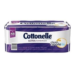 Cottonelle Ultra Comfort Care Double Roll Toilet Paper, 24 Count