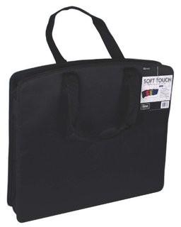 Filexec Soft Touch Padded Canvas Carry All Tote, Black, 1 Piece (34787-2)