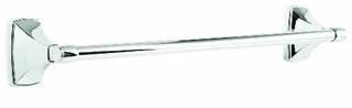 Amerock BH26503-26 Clarendon Collection 18-Inch Towel Bar, Polished Chrome