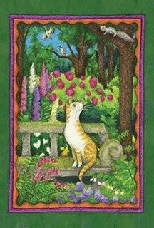 Toland Home Garden 119781 Curious Kitty Garden Flag