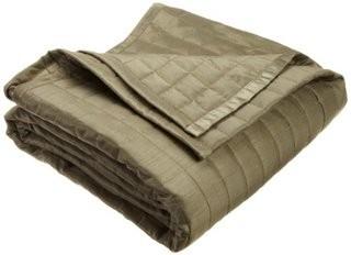 Twill and Birch Reflections Quilted Bedspread, Sage, King