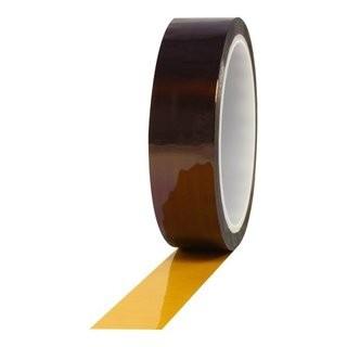ProTapes Pro 950AS Anti-Static Polyimide Film Tape, 7500V Dielectric Strength, 36 Yds Length X 1/4" Width (Pack of 144)