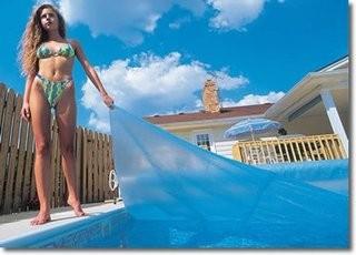 Blue Wave 16-Feet X 24-Feet Rectangular 12mm Solar Blanket for In-Ground Pools, Blue