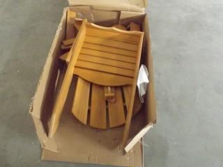 Teak Wood Muskoka Deck Chair