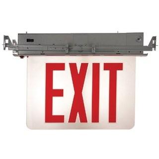 Sunlite 04325-SU EXIT/EDGE/RC/1F/RC/AL/EM/NYC Recessed Exit Light