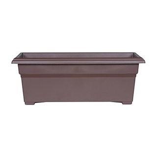 Novelty Patio Planter, 12x27-Inch, Brown