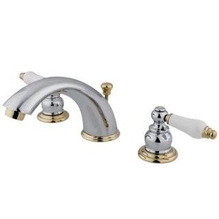 Elements of Design Widespread Bathroom Faucet with Drain Assembly (EDE1235_3645048) - Chrome 
