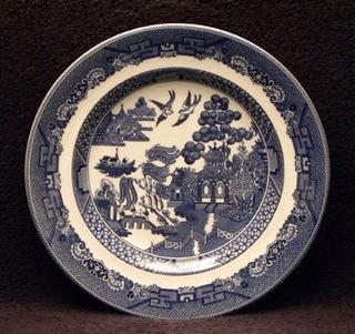 Johnson Brothers Classic Willow Blue 7.75 Salad or Dessert Plate (JOH1205)