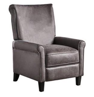 Traditional Slate Microfiber Recliner Chair