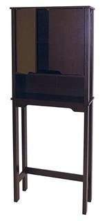 Neu Home Bathroom Space Saver Wood Cabinet with Adjustable Shelf ? Espresso