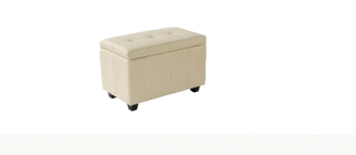 Winston Porter Allenwood Upholstered Storage Bench (WNPR6789_23211256) - Off White 
