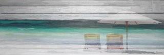 Mercury Row 'Surfing The Wave' by Parvez Taj Painting Print on Natural Pine Wood (MCRW5982_26995248) 8" x 12" 
