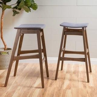 Corrigan Studio Burroughs 30 Bar Stool - Grey - Set of 2 (CSTD3076_19309375)