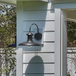 Beachcrest Home Sayers 1-Light Outdoor Barn Light (BCHH3923_21046659_21046664)