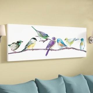 Alcott Hill 'Colorful Spot' Oil Painting Print on Wrapped Canvas (ACOT6832_22286937)