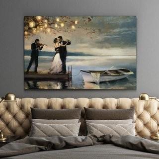 Alcott Hill 'Twilight Romance' Oil Painting Print (ACOT6845_28078364_28078362_22286975)