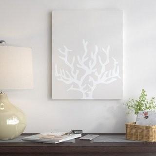 East Urban Home Coral Graphic Art on Wrapped Canvas (ESTP0627_22682352)