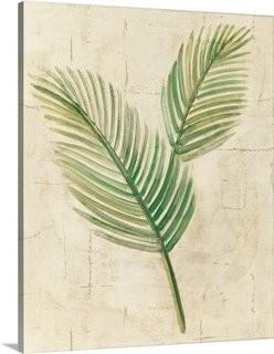 Great Big Canvas 'Sago Palm Leaves Neutral Crop' Albena Hristova Painting Print (GRNG9525)