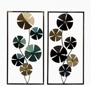 Gallerie Decor 2 Piece Geo Circles Sculpture Wall Decor Set (GDEC1337)