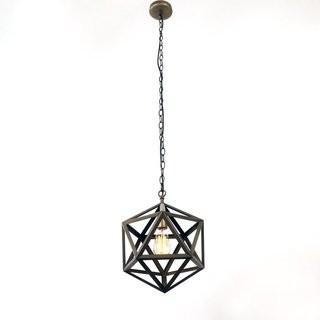 Unitary Metal Cage 1-Light Mini Pendant (UNIY1020_20308509) - Antique Bronze