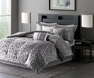 Madison Park - 6pc Duvet Coverlet set - King - MP12-2380 - Grey