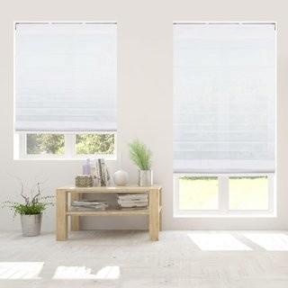 Top Blinds Johanna Roman Shade (TPBS1091_17555212_17555205) - 31.5" x 60" - white
