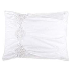 WAMSUTTA(R) VINTAGE RUCHED STANDARD PILLOW SHAM IN WHITE