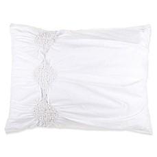 WAMSUTTA(R) VINTAGE RUCHED STANDARD PILLOW SHAM IN WHITE                                            