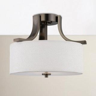 Latitude Run Lake Park 2-Light Ceiling Lamp in Brushed Nickel (LTRN2519_16518900)