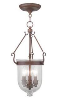 Livex Lighting - 5063-70 - Jefferson - Three Light Chain Hang Pendant