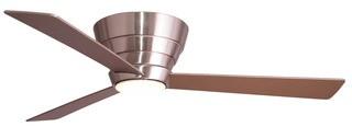 Ivy Bronx 54 Malik 3 Blade Ceiling Fan with Remote (IVYB2884_21970038) - Silver Blades