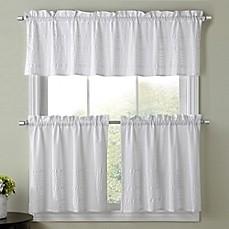 SOPHIA KITCHEN WINDOW VALANCE IN WHITE                                                              