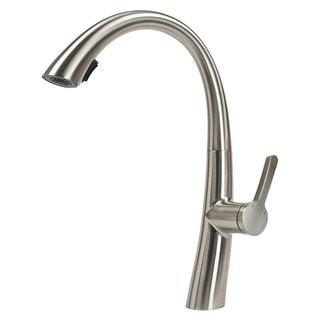 Cosmo Luxury High Arc Pull Down Single Handle Kitchen Faucet (CSMO1135_24823873) - Chrome