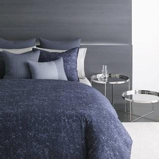 Vera Wang Chevron 100% Cotton 3 Piece Comforter Set (VRWG1727_24565850) - Queen - Blk