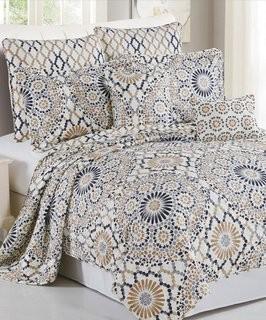 Serenta Tradewinds 7 Piece Coverlet Set (NBNF1069_14692600) - King - Multi
