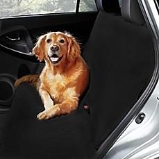 PAWSLIFE(TM) BENCH STYLE QUILTED CAR SEAT COVER IN BLACK