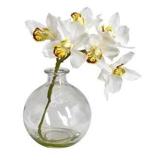 August Grove Cymbidium in Vase - set of 3 (AGGR6388)