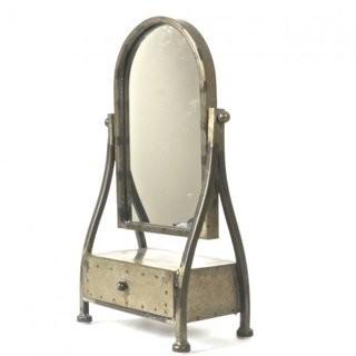 Charlton Home Hinnant Metal Frame Table Mirror (MRMJ3592)