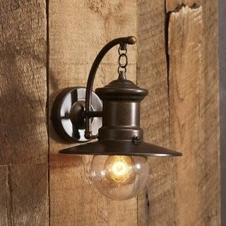 Beachcrest Home Acklins 1-Light Outdoor Barn Light - Bronze (BCHH6016)