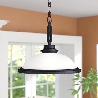 Three Posts Dashiell 1-Light Downlight Inverted Pendant (TRPT1756_22830263_22830265) - Blk