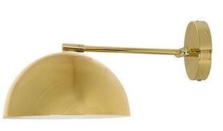 Bloomingville A68704750 Home Accessories Gold Metal Wall Lamp