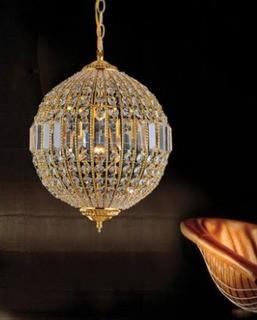 Crystal World 1-Light Globe Pendant (CRWO2982)