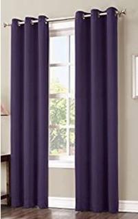 Lot 2 - Sun Zero - Grommet Panel - Lichtenberg - Purple - 54" x 84"