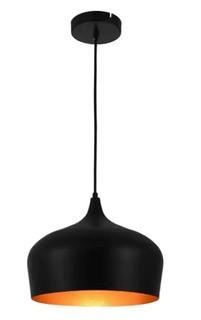 Living District LDPD2001 - Nora 1 Light 6 inch Black Pendant Ceiling Light