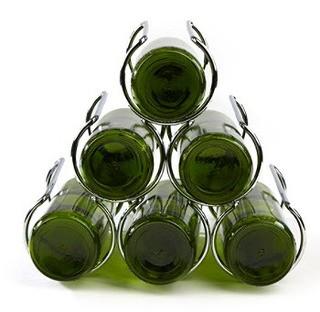 Wine Bottle Holder - Pyramid - WINEPYR-SIL 