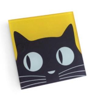 Big Eyes Cat - Set of 4 Glass Coasters 