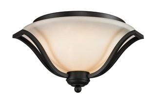 Winston Porter Weyer 3-Light Flush Mount (WNSP5889_26707405) - Matte Blk