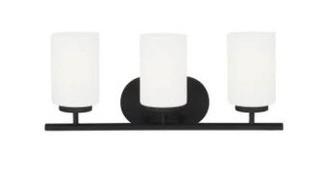 Sea Gull Lighting Oslo Blacksmith Three-light Vanity Fixture - 41162-839